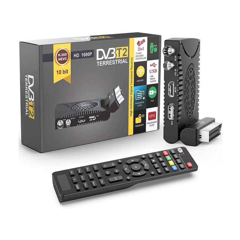 تصویر گیرنده دیجیتال تلویزیون برند B UBISHENG مدل DVBT2 Digital TV Receiver – B UBISHENG Brand